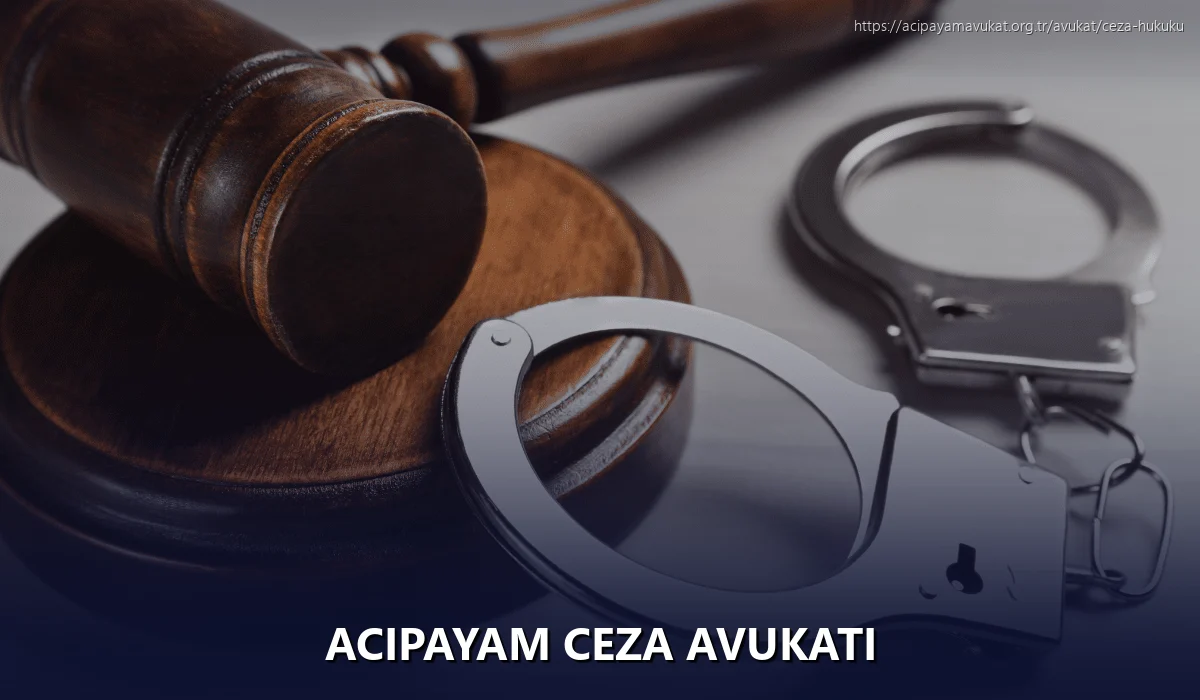 Acipayam Ceza Avukatı