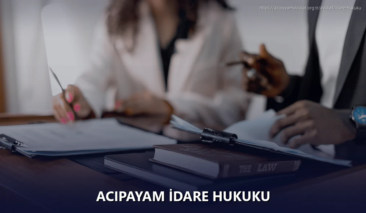 Acipayam İdare Hukuku